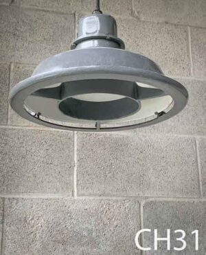 CH31 - Qty- 15.  Grey 16″ D c/w circle bottom and cord