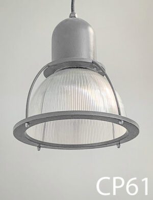 CP61-Qty-12.  Gray 12″D uses medium base bulbs, c/w cord.