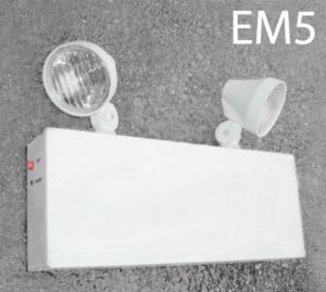 EM5-Qty-4. White emergency pack,  12 volt 12.5 in. x 5 in.