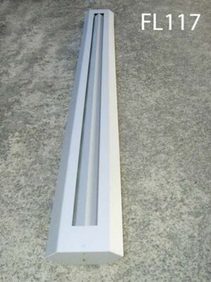 FL117-Qty-1. Grey 4ft double T5 fluoro c/w cord