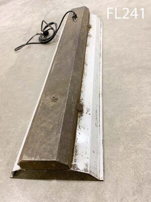 FL241-Qty-2. Grey 4′ Dbl T12. c/w cord. Led package available.