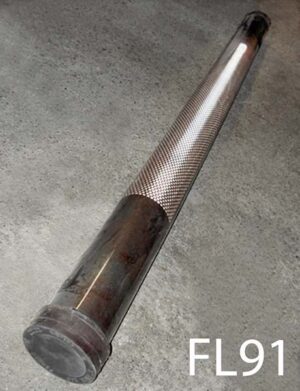 FL91-Qty-12. Brown 4' fluorescent tube light comes with single T8 fluorescent lamp, cool white, c/w cord. Led package available.