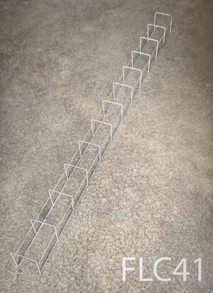 FLC41-Qty-58. Cage for 4′ single fluorescent fixture.