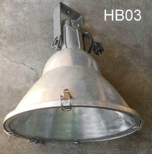 HB03-Qty-10.  Aluminum 18"D light can be wall or post mounted and is adjustable for angles. Mogul base c/w cord.