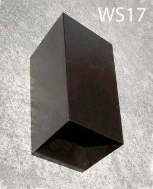 WS17-Qty-27.  Black up/down sconce c/w cord out back 13.5" x 6.5".