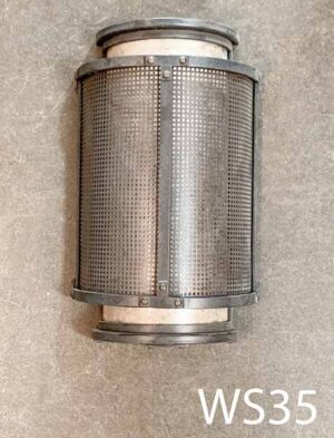 WS35-Qty-4. Black metal sconce with translucent marble centre 14"H x 8"W uses 2 candelabra light bulbs.