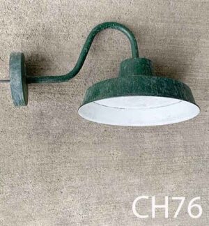 CH76- Qty-6. Green 10" china hat out 17" total. 7 cages available as seen on CH145.