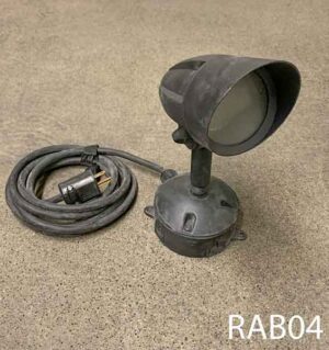 RAB04-Qty-8.  Brown adjustable single head c/w box and cord
