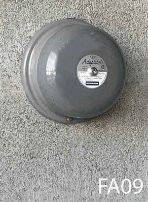 FA09-Qty-2. Grey alarm bell 7" D. FA10-Qty-1. Grey alarm bell 5"D