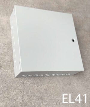 EL41-Qty-2. Grey metal hinged electrical box 18" x 18". EL42-Qty22. 16" x 16". EL43-Qty-8. 12" x 12"