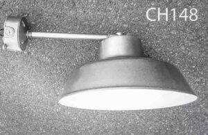 CH148-Qty-7.  Grey 14″ china hat c/w wp box and cord,  Out 21″ total