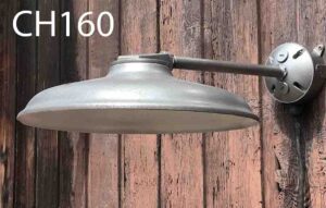 CH160 - Qty-8. Grey 14″ D.  Out 21″ total c/w wp box and cord.