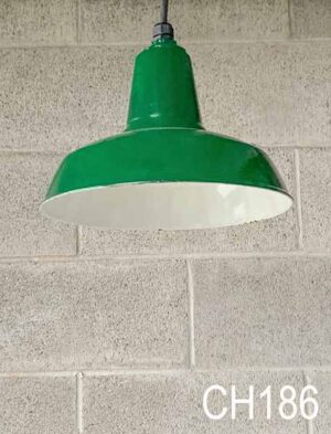 CH186-Qty-1. Green 12" china hat c/w cord