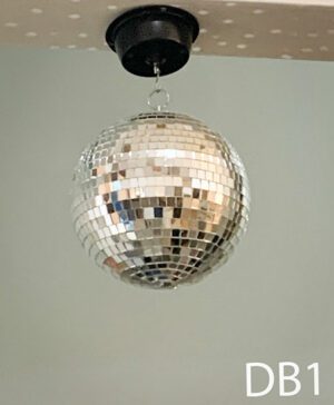 DB1-Qty-1. Disco Ball 10" D with motor and cord.