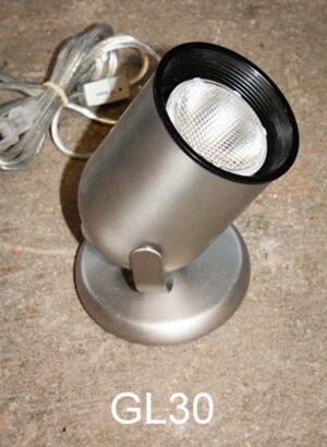 GL30-Qty-75. Gray 6″ up light c/w cord.