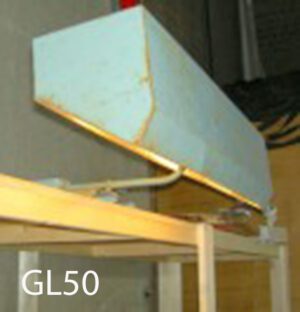 GL50-Qty-2.  Metal shelf light 30" uses 2 medium base light bulbs c/w cord