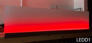 LEDD1-Qty-21. RGBW(tungsten) 24 volt leds in 47" half round aluminum channel c/w cord. Perfect for installing in fluorescent lights, power supplies and decoders available.