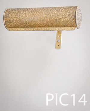 PIC14-Qty-1. Bronze 8" adjustable picture light with 24 volt hybrid Leds and cord.