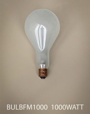 BULBFM1000-Qty-2. 1000 watt frosted bulb mogul base 12"H