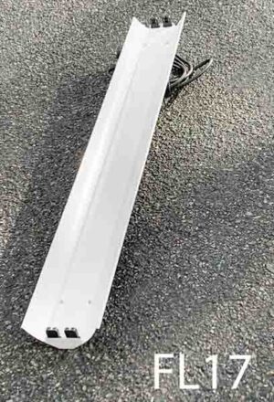 FL17-Qty-8.  White 4' 2 lamp T8 c/w reflector and cord