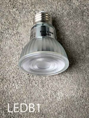 LEDB1-Qty-38. Philips 5.5 watt 2700-3200K dimmable medium base