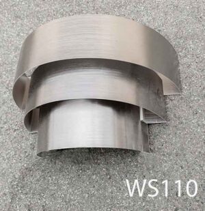 WS110-Qty-3. Aluminum art deco up/down wall sconce  12”W x 8” H-vintage