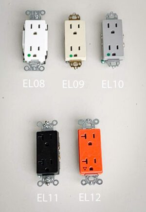 Buy or rent, available by plug or plug with easy box and cord. EL08-Qty-40.White hospital grade decora plug. EL09-Qty-25 Ivory. EL10-Qty-18 Grey. EL11- Qty-15 Black. EL12-Qty-8 Orange.