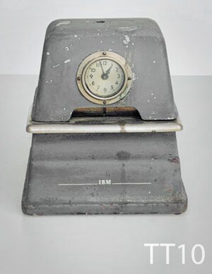 TT10-Grey working time clock. 10.5"W 11.5"H x 9" deep