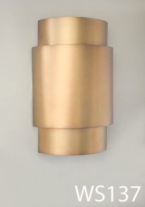 WS137-Qty-3. Bronze metal up/down wall sconce with  medium base sockets. 12 1/2"H x 8 1/2"W