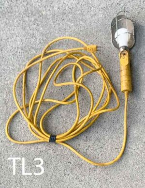 TL3-Qty-1. Yellow trouble light with cage.