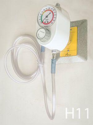 H16-Qty-1. Yellow suction regulator with single mount.