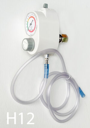 H12-Qty-1. White suction regulator fits on H1, H2, H3.